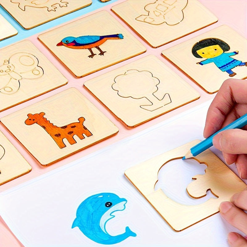 Pedagoški set šablona za crtanje – Za kreativno učenje