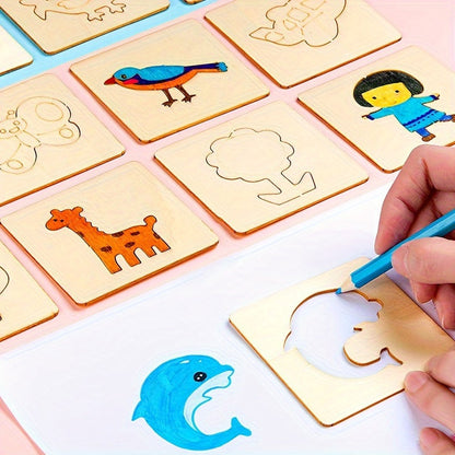Pedagoški set šablona za crtanje – Za kreativno učenje