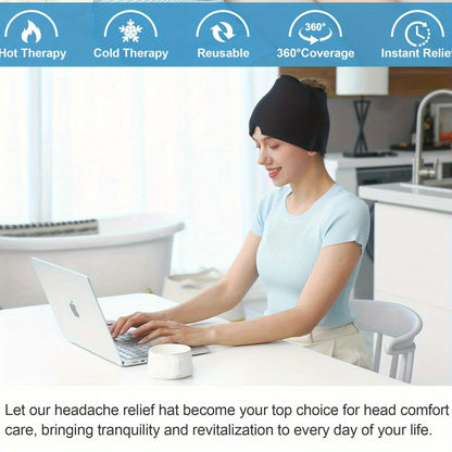 Višenamjenska gel kapa za hladne obloge – Olakšanje kod glavobolje i stresa
