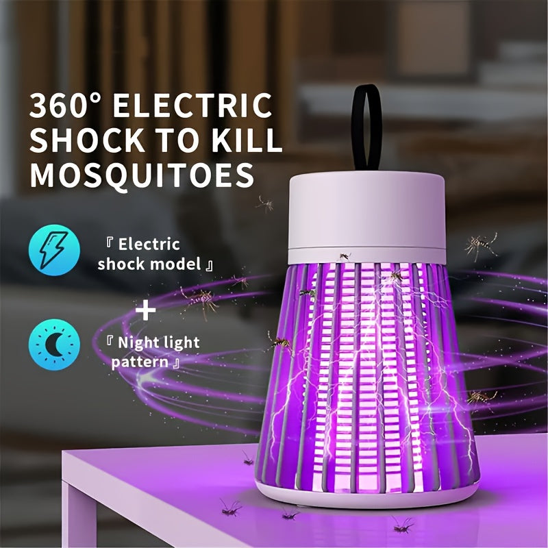 Punjiva lampa protiv komaraca – 360° UV električni udar za uništavanje insekata