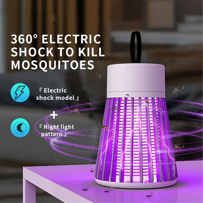 Punjiva lampa protiv komaraca – 360° UV električni udar za uništavanje insekata