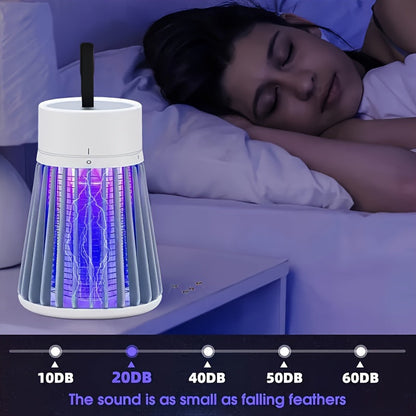 Punjiva lampa protiv komaraca – 360° UV električni udar za uništavanje insekata