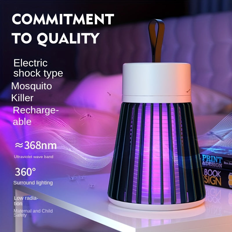 Punjiva lampa protiv komaraca – 360° UV električni udar za uništavanje insekata