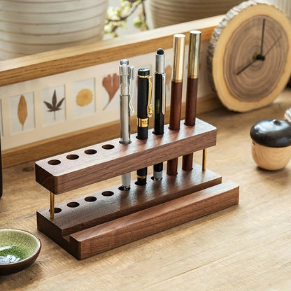 Organizador de escritorio WalnutCraft: elegante y funcional, todo en uno