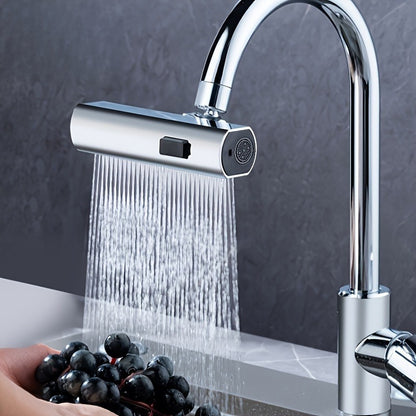 360° drehbarer Wasserhahn-Aufsatz mit 3 Strahlarten