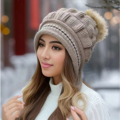 Gorro de invierno Nora con orejeras: estilo y calidez en el frío.