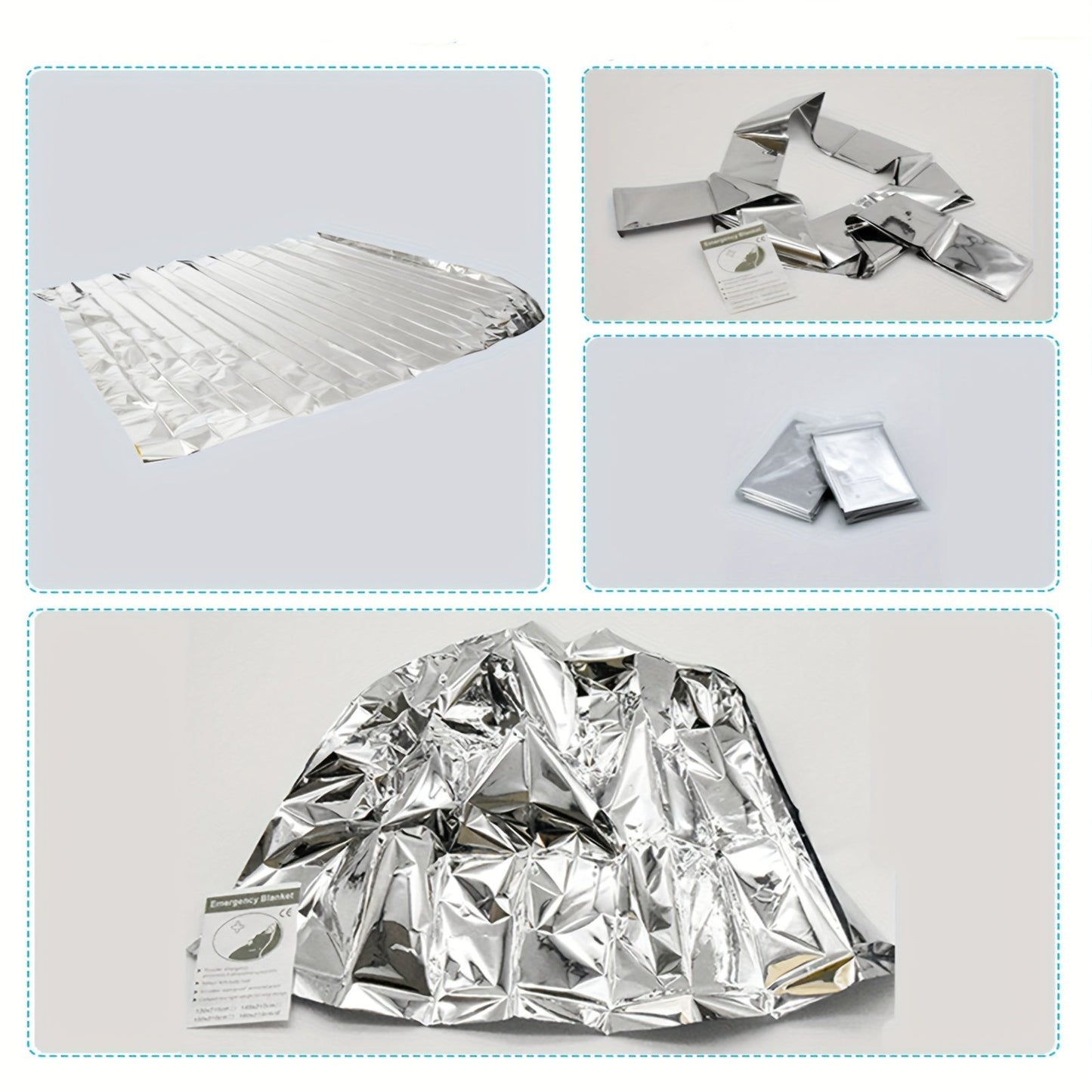 Mantas de emergencia ThermoShield: compactas e impermeables, para una retención óptima del calor