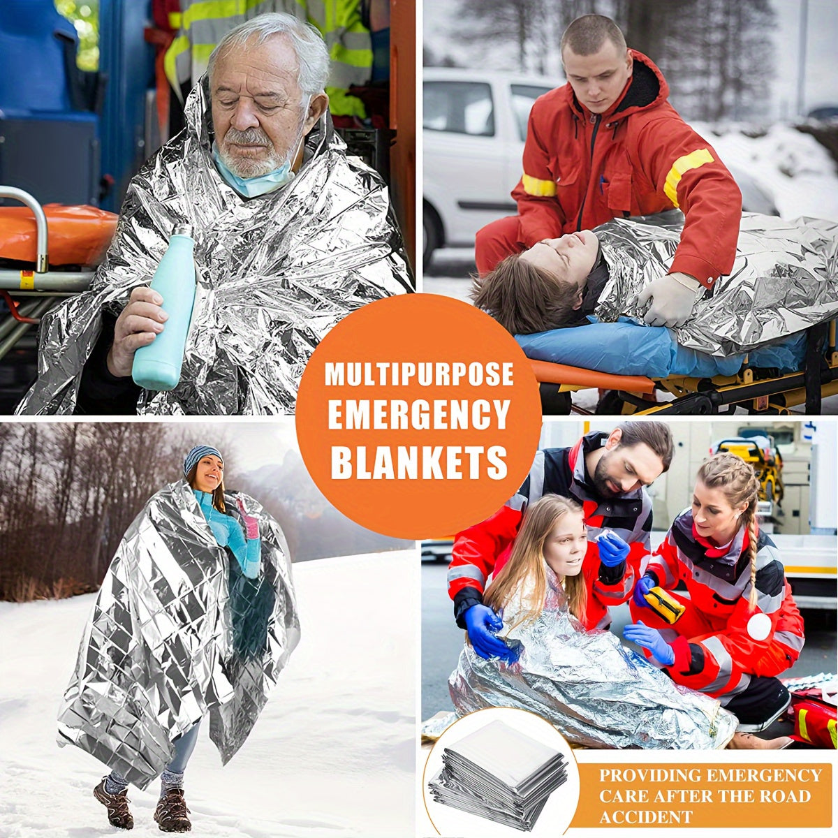 Mantas de emergencia ThermoShield: compactas e impermeables, para una retención óptima del calor