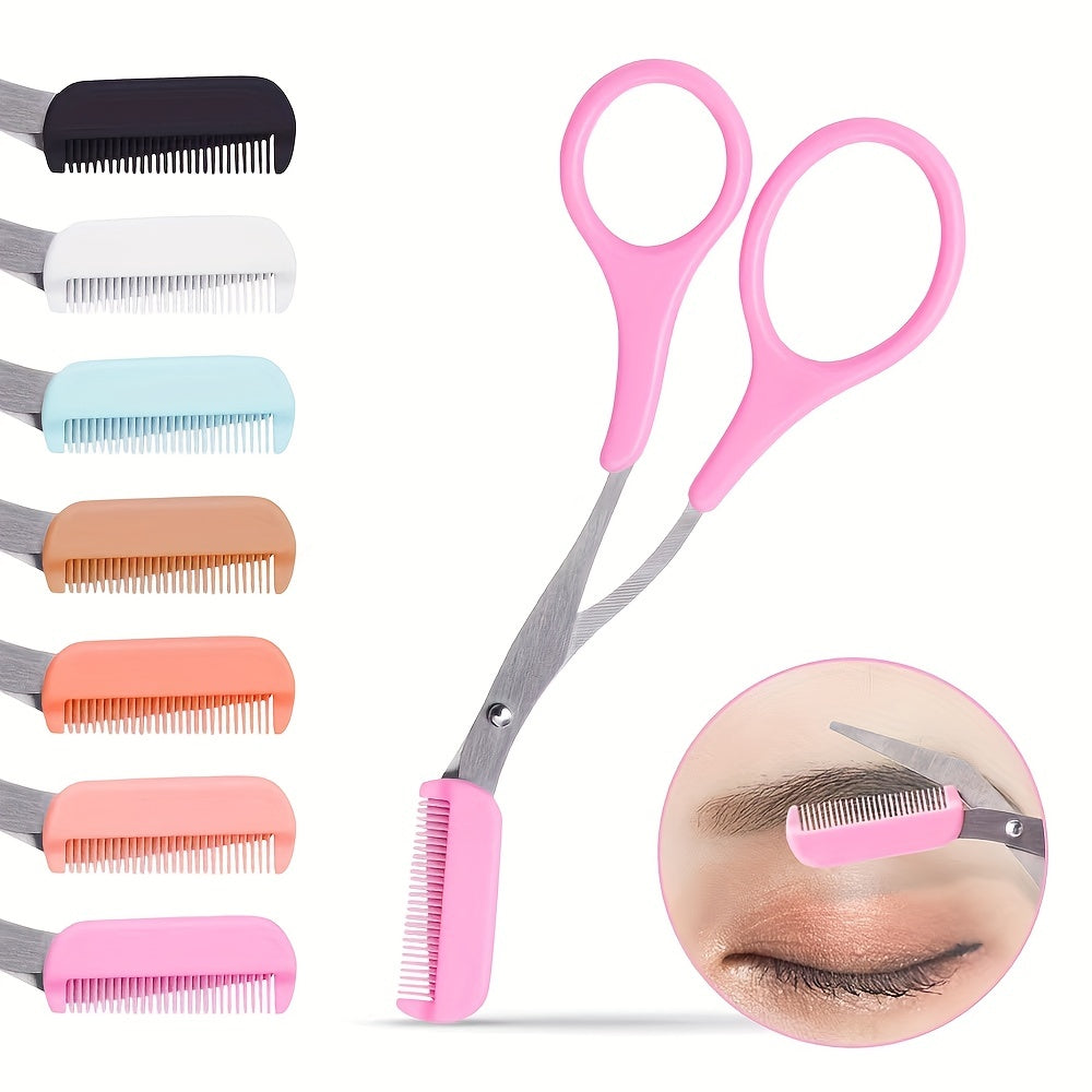 Tijeras profesionales para cejas: precisas y duraderas.