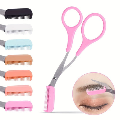 Tijeras profesionales para cejas: precisas y duraderas.