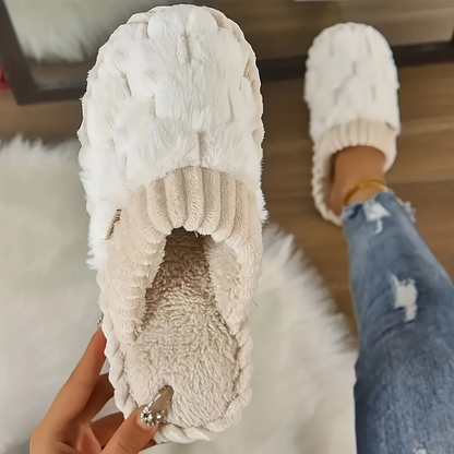 Zapatillas de invierno para mujer con forro suave