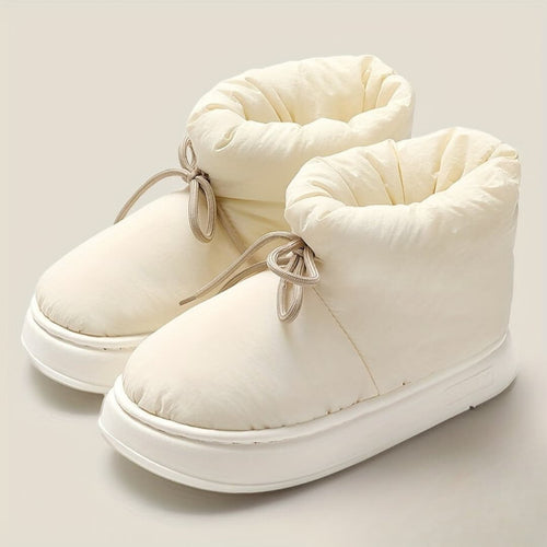 Zapatillas de invierno cálidas con cobertura de los tobillos