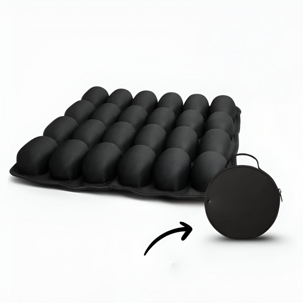 Cojín de asiento inflable para viajes