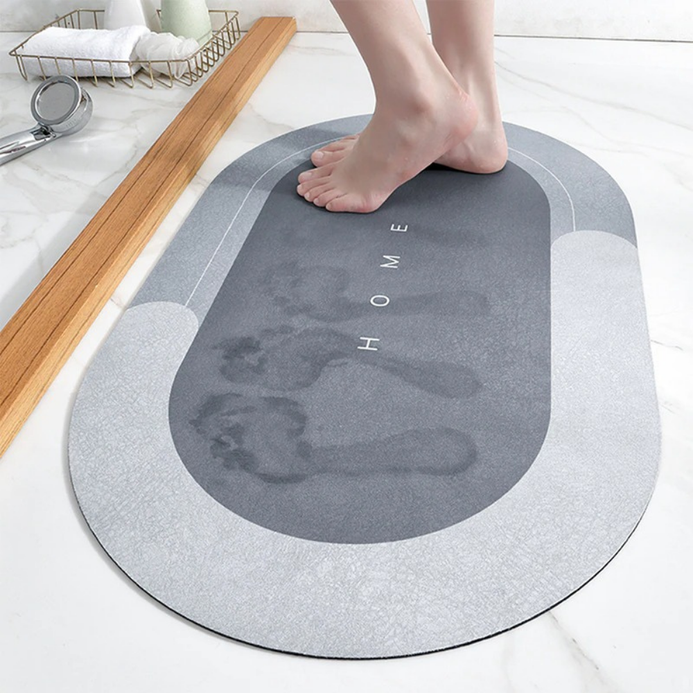 Tapete de Banho de Secagem Instantânea - Elegância e Conforto para a Sua Casa de Banho