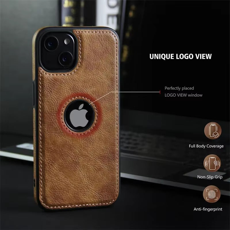 Luksuzna kožna maska za iPhone – Poslovna i zaštitna