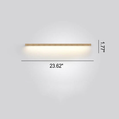 Minimalistička drvena zidna lampa – Atmosfersko osvjetljenje za svaki prostor