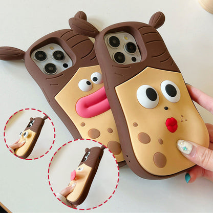 3D Handyhülle mit verspieltem Cartoon-Motiv