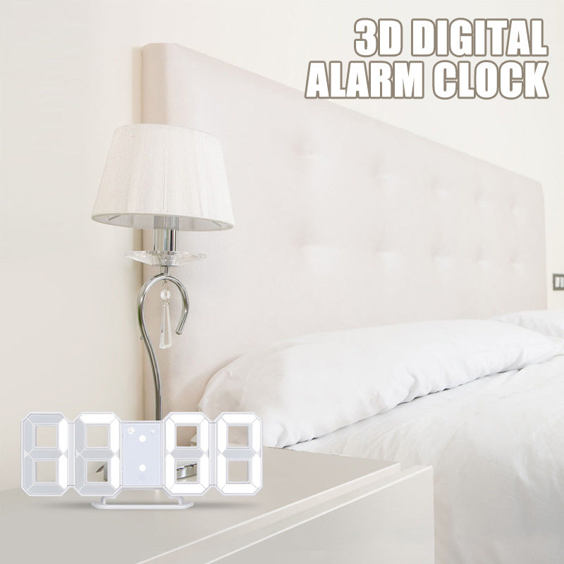 Smart 3D digitalni sat – Moderan dizajn za tvoj noćni ormarić