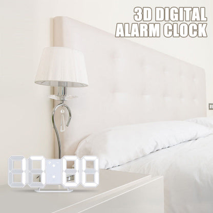 Smart 3D digitalni sat – Moderan dizajn za tvoj noćni ormarić