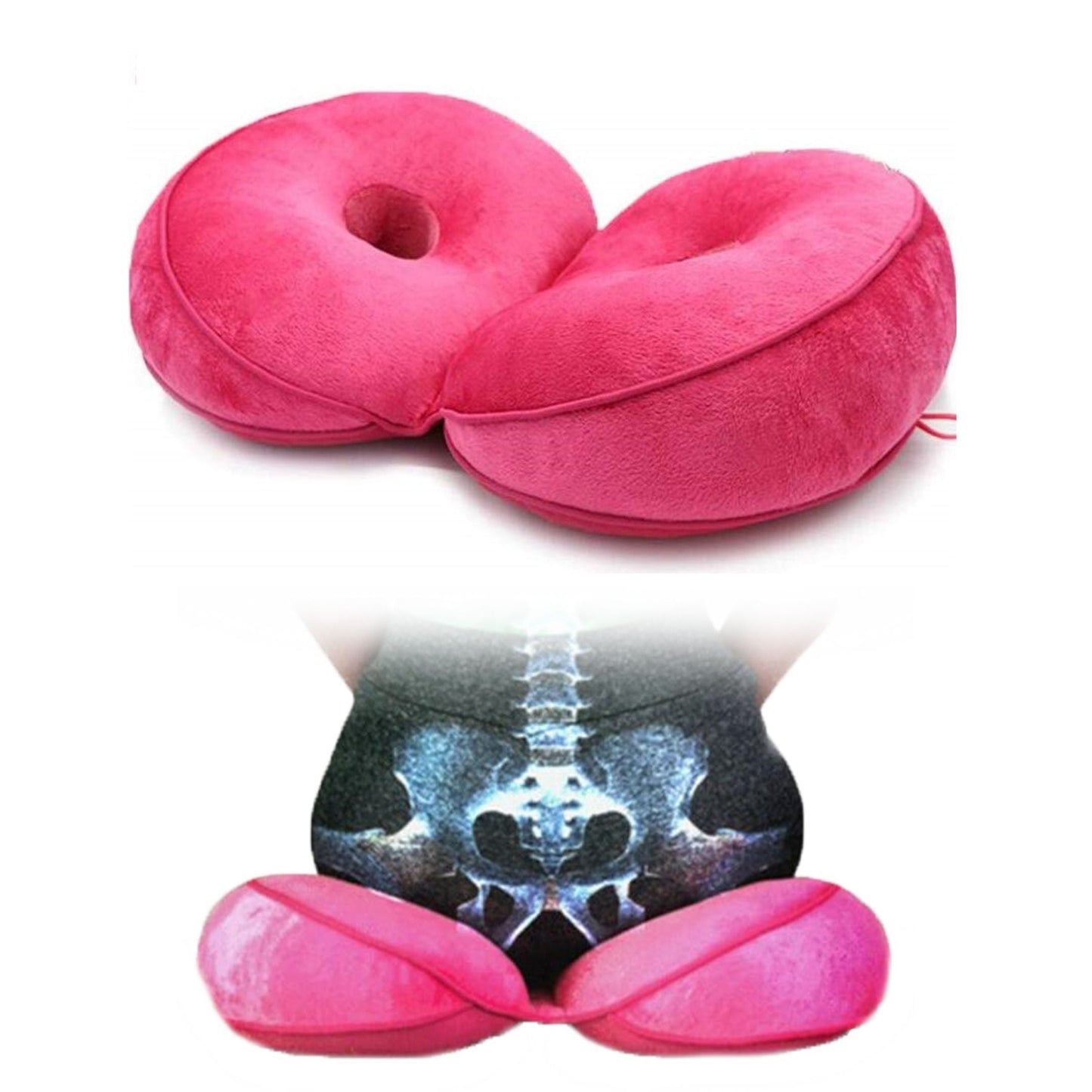 DualComfort sjedeći jastuk – ergonomska podrška za leđa i bokove