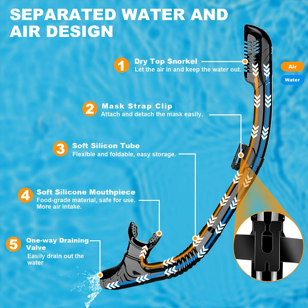 AquaClear set za ronjenje – nepropusan, udoban i s velikim vidnim poljem