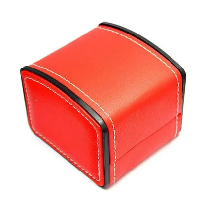 Elegante caja para relojes con almohadillas protectoras