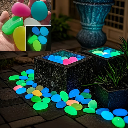 Pedras de jardim encantadoras e luminosas – atmosféricas e sustentáveis.