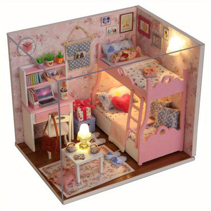 Casa de muñecas para niña encantada: un modelo DIY bonito y detallado