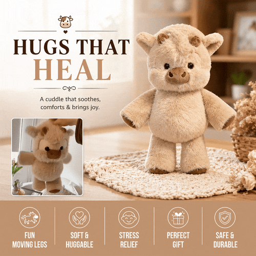 Peluche interativo com braços móveis e pernas dançantes