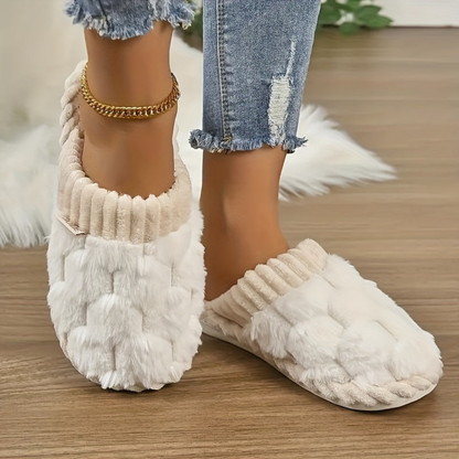 Zapatillas de invierno para mujer con forro suave