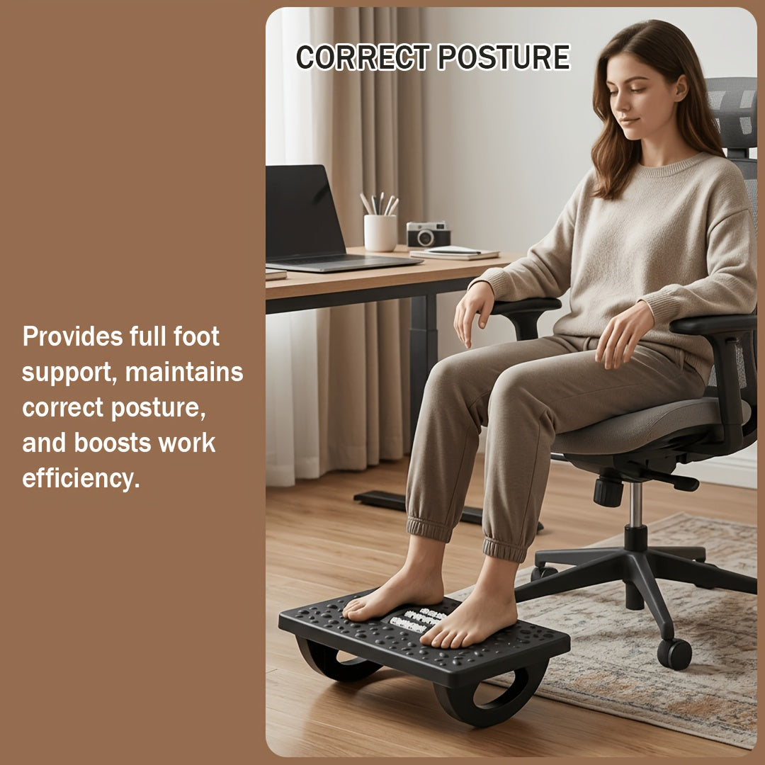 Ergonomische Fußstütze mit Massagerollen