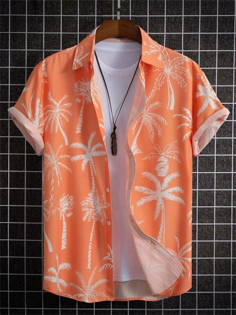 TropicWave košulja s palmama – Svježa i stilska za muškarce