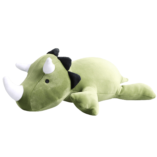 DinoKuschel para crianças - Dinossauro de peluche com peso para conforto e aconchego.