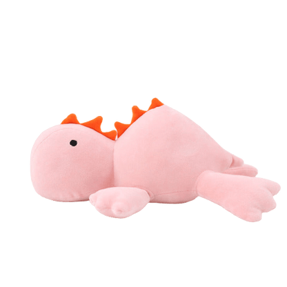 DinoKuschel para crianças - Dinossauro de peluche com peso para conforto e aconchego.