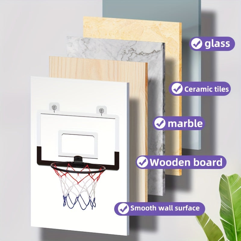Cesto de basquetebol mini dobrável para montagem na parede