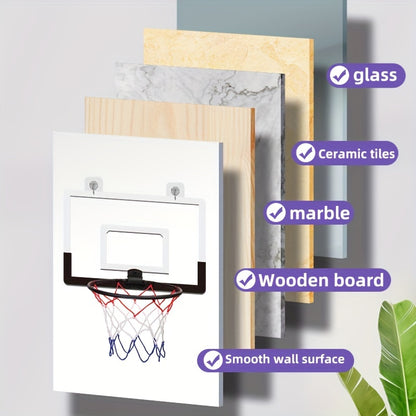 Cesto de basquetebol mini dobrável para montagem na parede