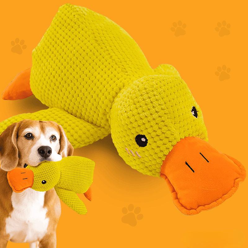 Juguete de pato chillón para perros