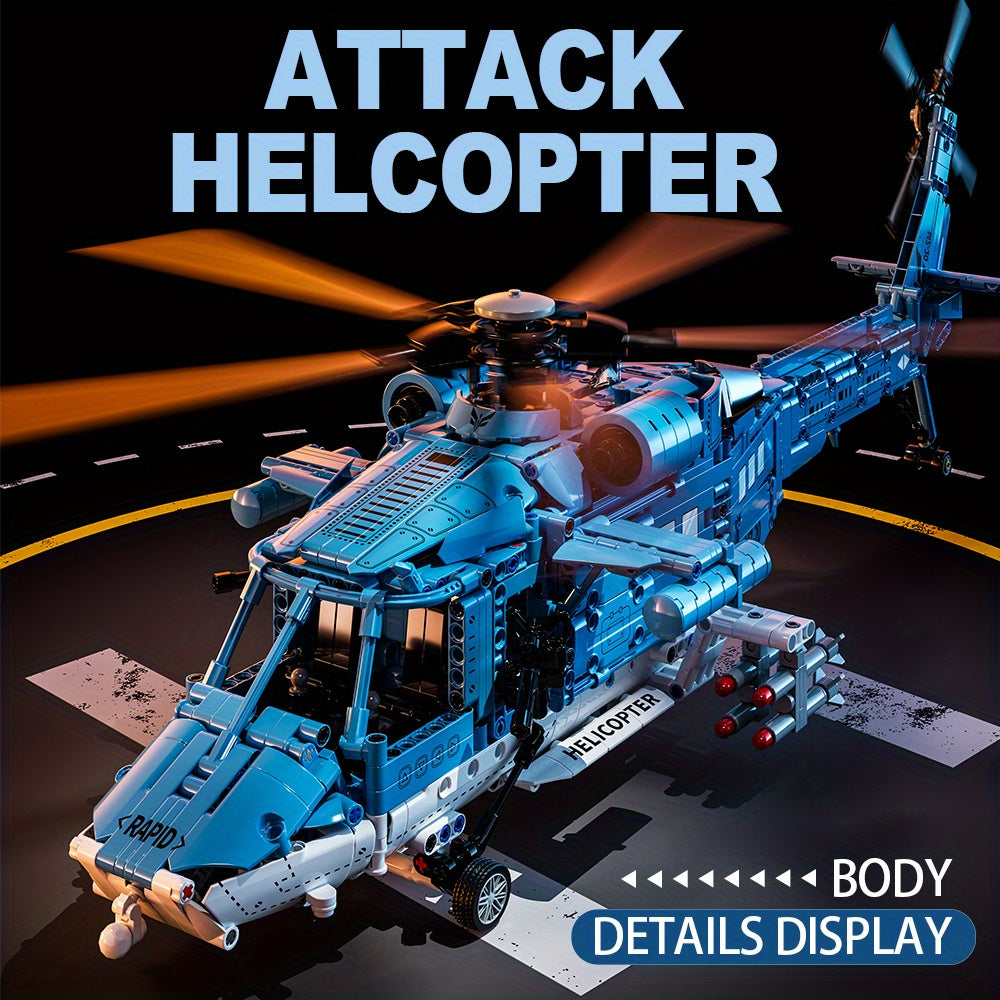 Detaljni set za sastavljanje helikoptera – Tehnički i realističan