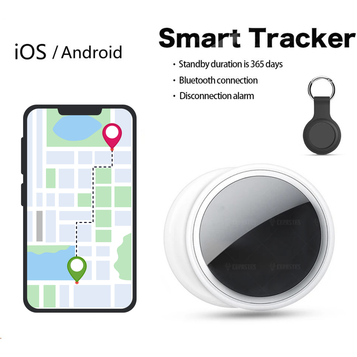 TrackMate pronalazač kućnih ljubimaca – Bluetooth tracker protiv gubitka za ljubimce i predmete