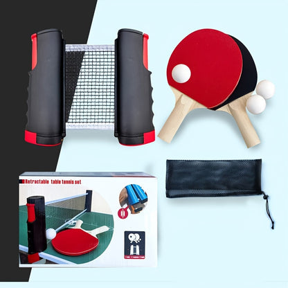 Prijenosni set za stolni tenis – Idealno za unutra i vani