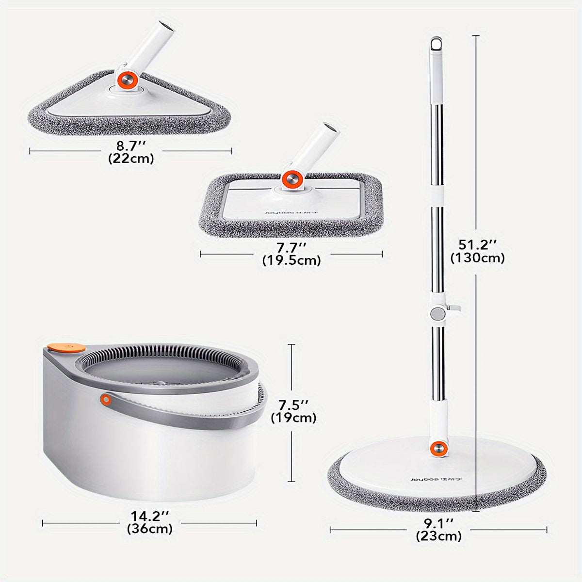 FlexiClean spin mop set – Bez ruku, podesiv i učinkovito čišćenje