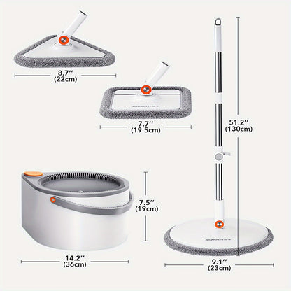 FlexiClean spin mop set – Bez ruku, podesiv i učinkovito čišćenje