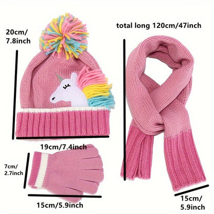 Unicorn zimski set za malu djecu - Za tople i razigrane zimske dane