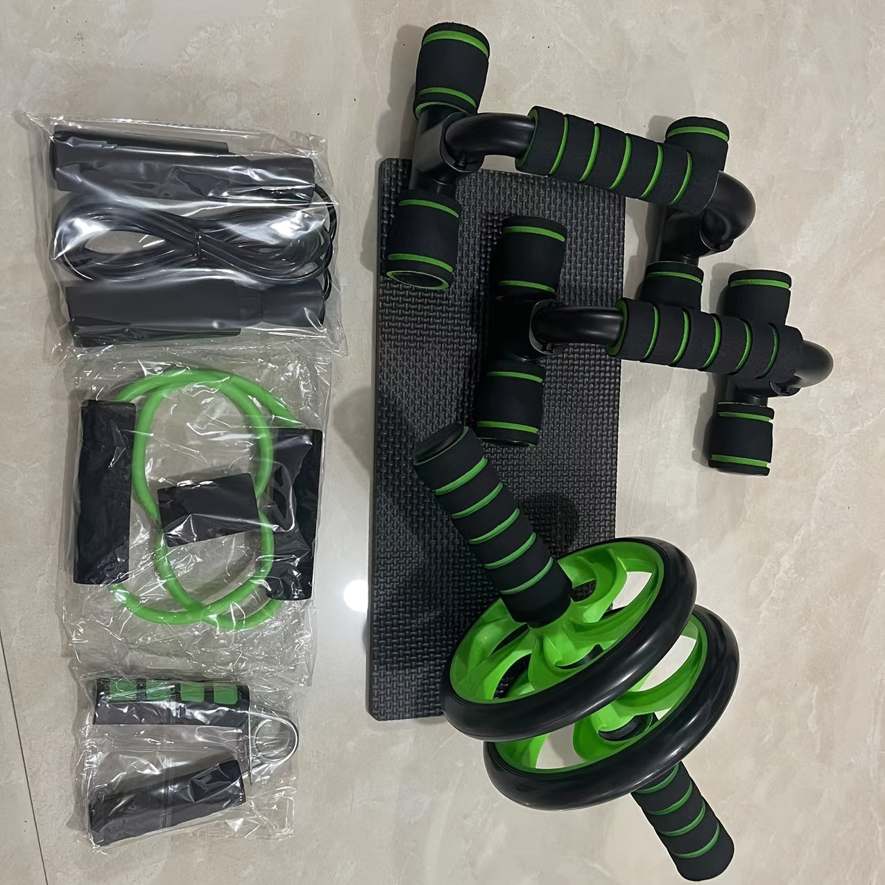 CoreMax Fitness Set – 7-dijelni Trening za Jake Trbušne i Jezgrene Mišiće