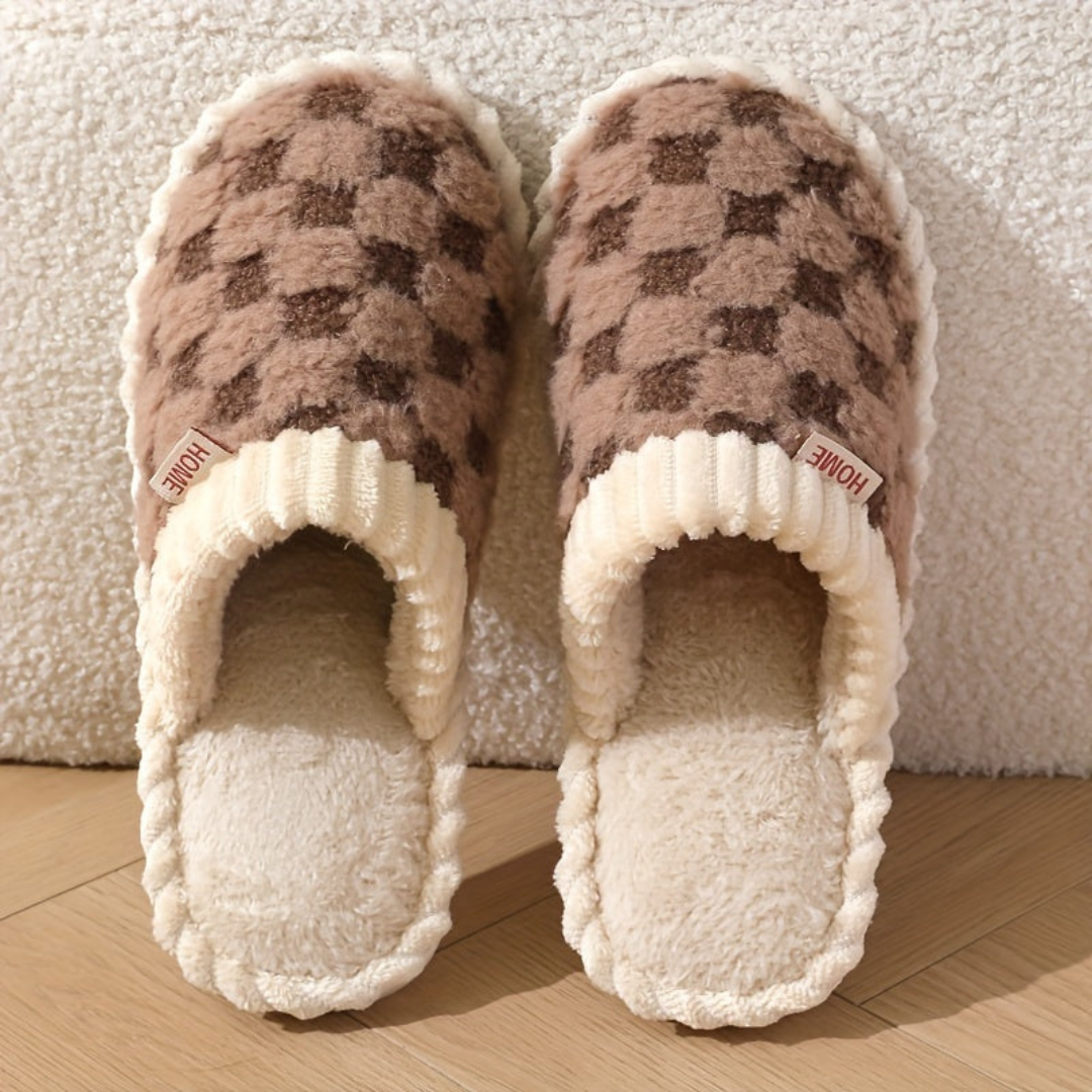 Zapatillas de invierno para mujer con forro suave