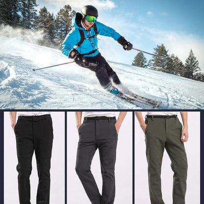 Winter Outdoorhose mit Fleecefutter und verstellbarem Bund