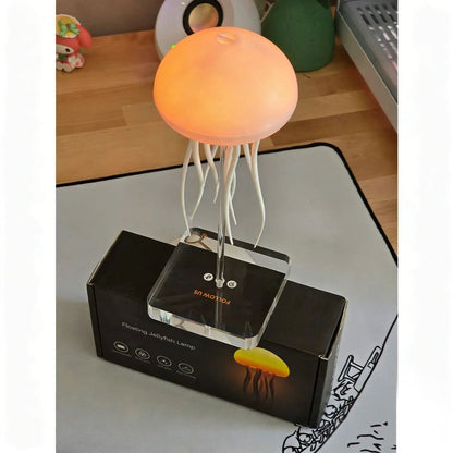 Lámpara de medusas recargable con cambio de color y control por sonido