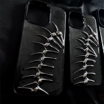 Funda para teléfono con diseño de espiga 3D: robusta y protectora