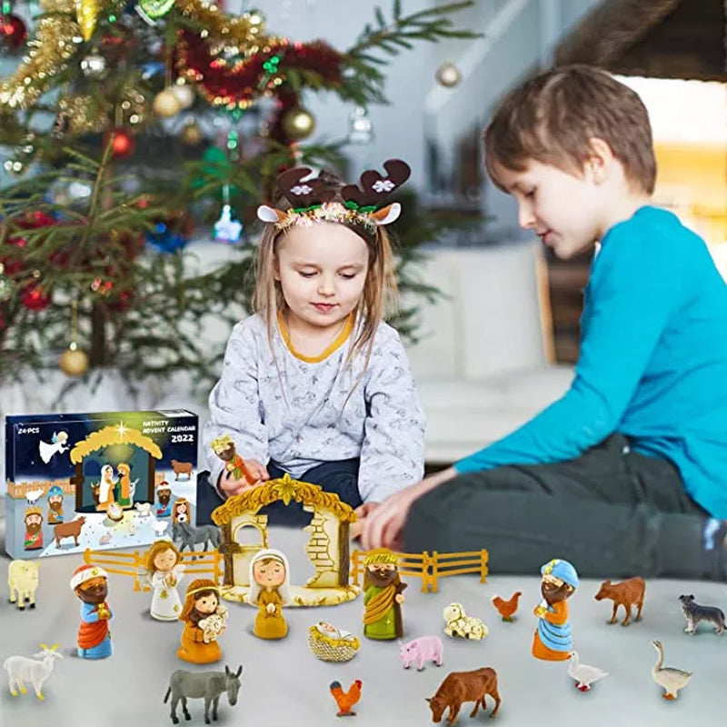 Božićni adventski kalendar s jaslicama – Za čarobno božićno iskustvo