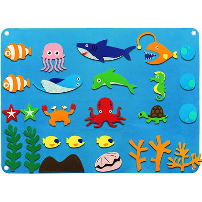 Muro de juegos educativos del Reino Animal - Creativo y educativo